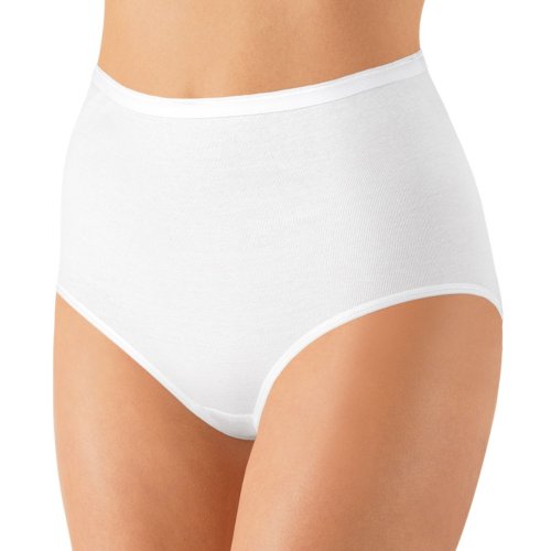 Nina von C. Fine Cotton Taillenslip 3er Pack (42 Weiss)