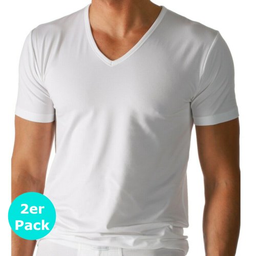 Mey 46007 Dry Cotton V-Neck Shirt 2er Pack